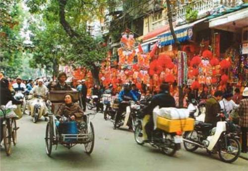 Balade en cyclo-pousse à Hanoi - Circuit Vietnam autrement 20jours